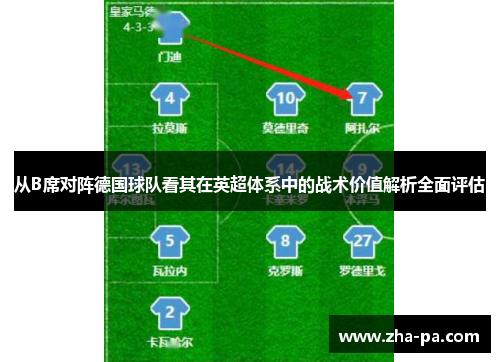 从B席对阵德国球队看其在英超体系中的战术价值解析全面评估